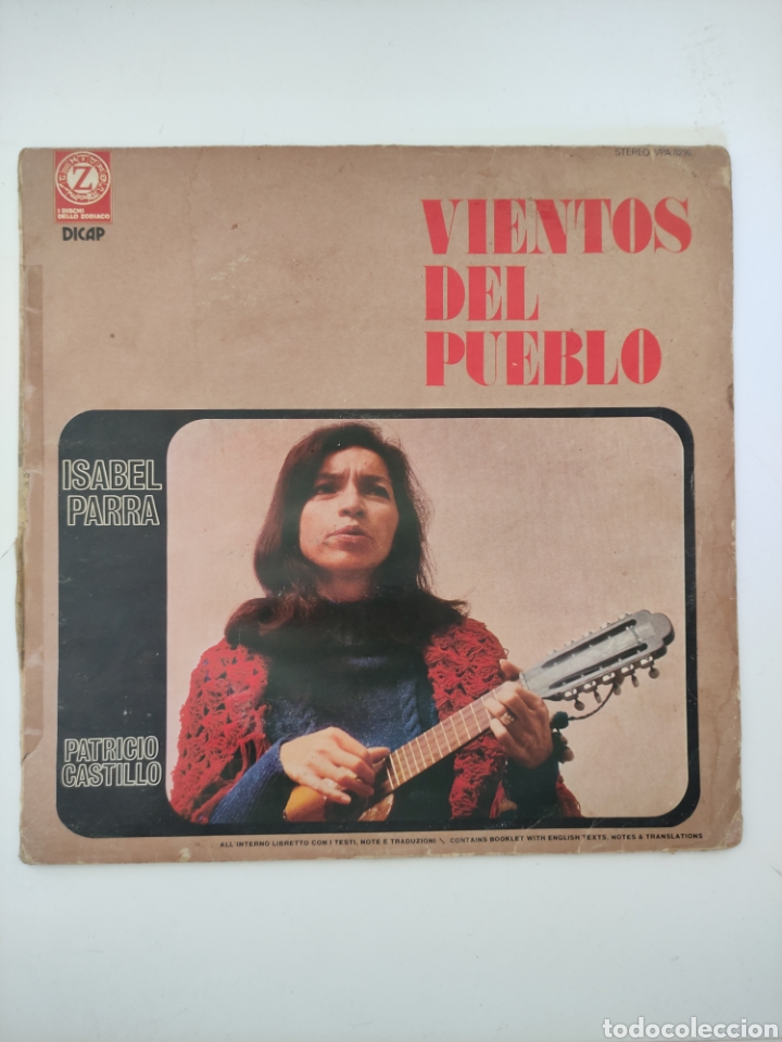 Discos de vinilo: Isabel Parra vientos del pueblo - Foto 1