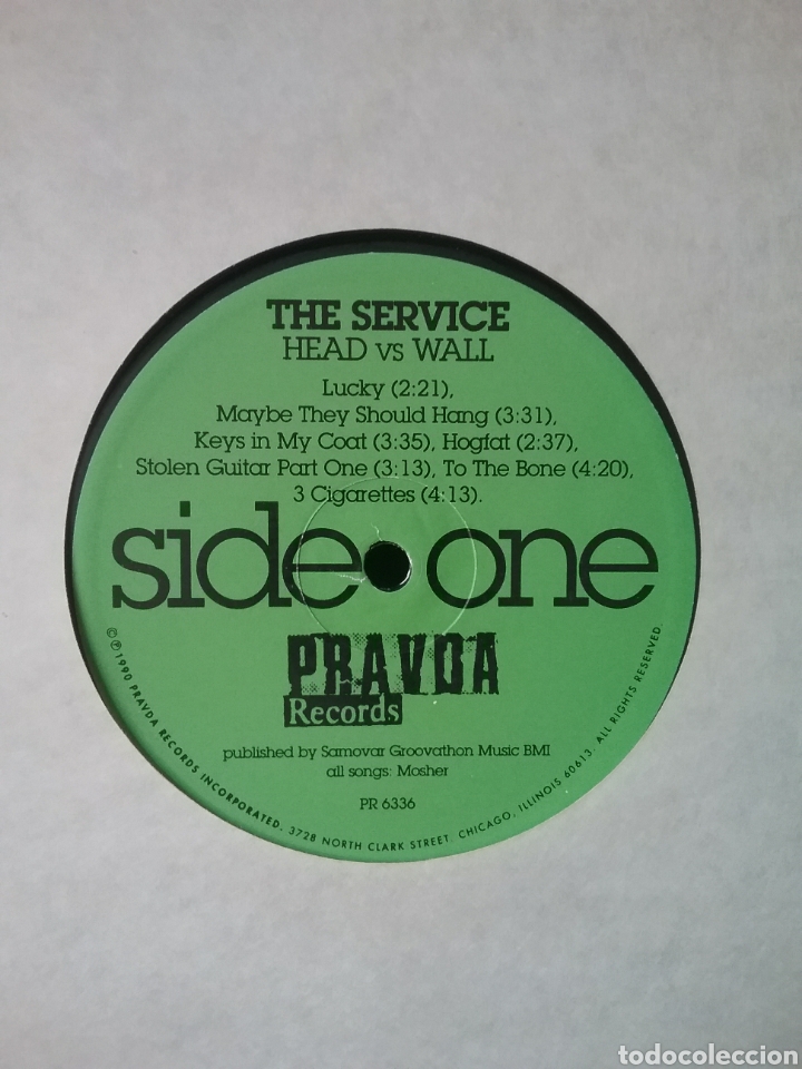 Discos de vinilo: The SERVICE 1990 PRAVDA Records - Foto 4