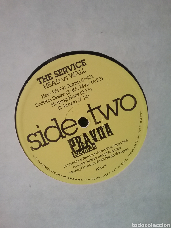 Discos de vinilo: The SERVICE 1990 PRAVDA Records - Foto 5