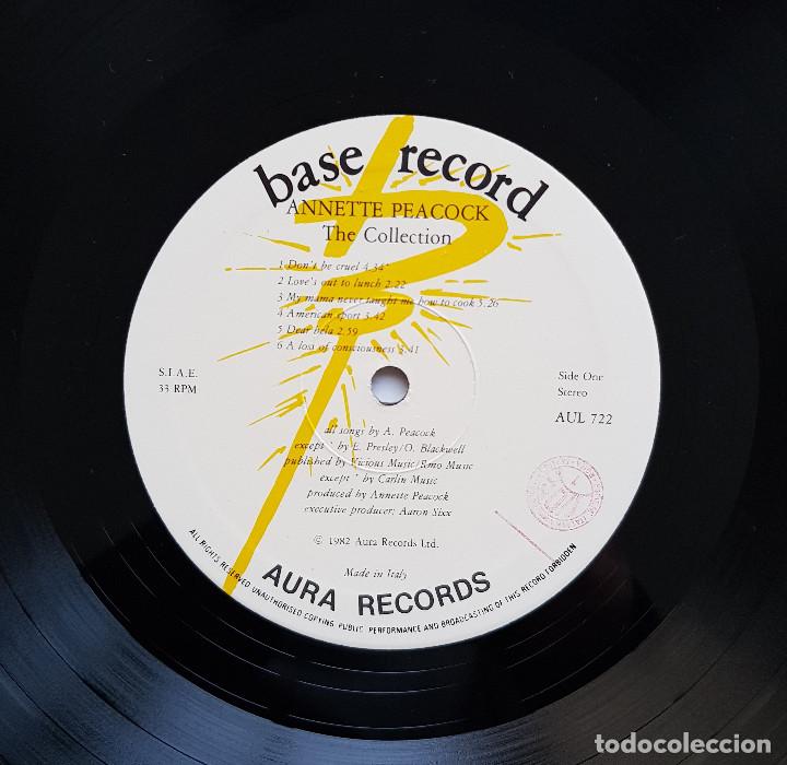 Discos de vinilo: Annette Peacock. The collection. Base Record, 1982 - Foto 3