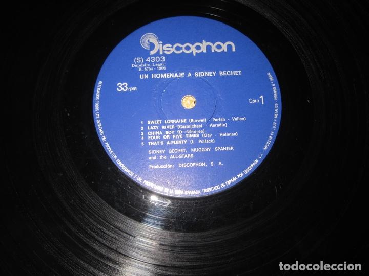 Discos de vinilo: Sidney Bechet Un Homenaje A Sidney Bechet - Foto 3
