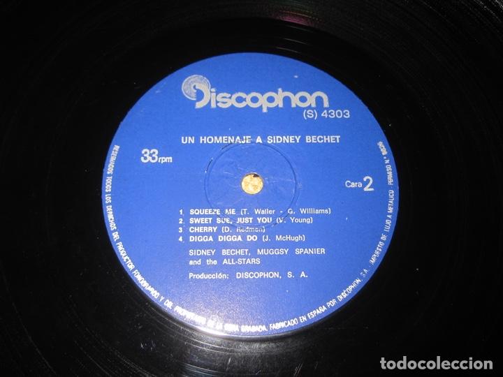Discos de vinilo: Sidney Bechet Un Homenaje A Sidney Bechet - Foto 4