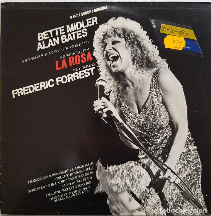 Discos de vinilo: Bette Midler. BSO &rdquo;La Rosa&rdquo;. WEA-Iberofon, 1978 - Foto 1