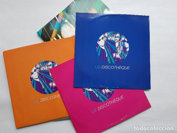 Discos de vinilo: U2. Discoth&egrave;que. Triple maxisingle. Island. 1997 - Foto 1