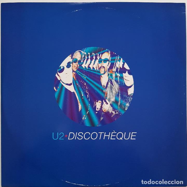 Discos de vinilo: U2. Discoth&egrave;que. Triple maxisingle. Island. 1997 - Foto 3
