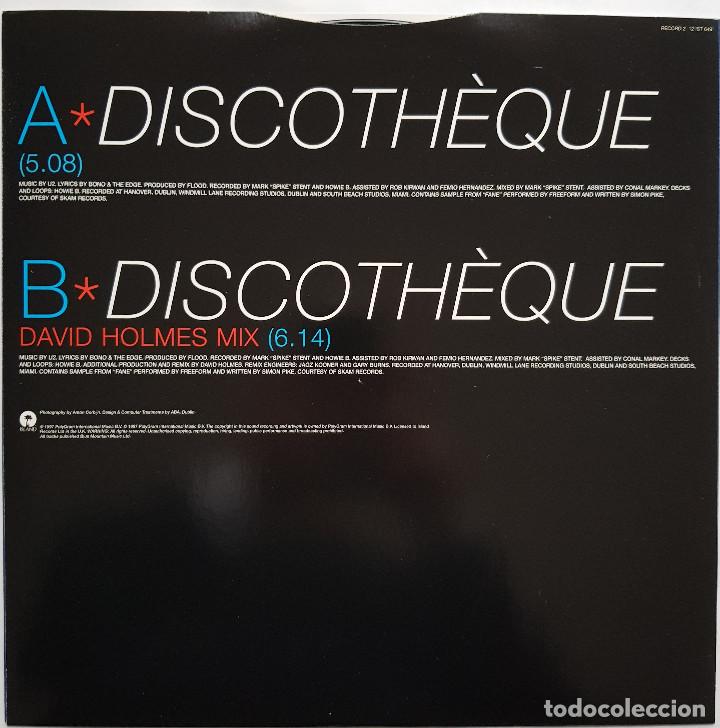 Discos de vinilo: U2. Discoth&egrave;que. Triple maxisingle. Island. 1997 - Foto 6