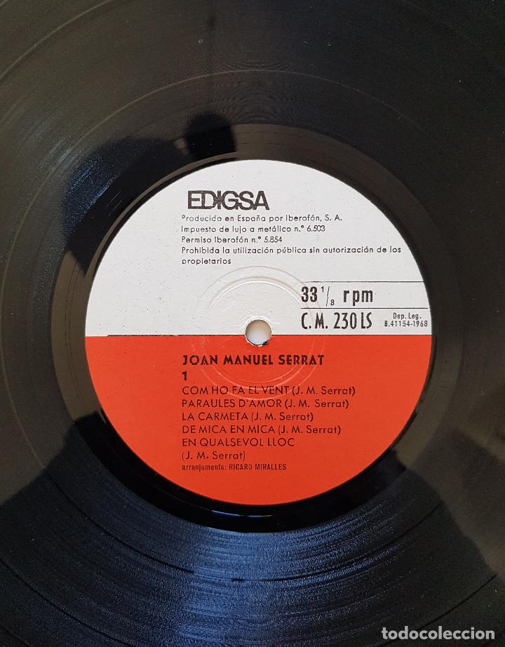 Discos de vinilo: Joan Manuel Serrat. 1968. Edigsa (CM230LS) - Foto 4