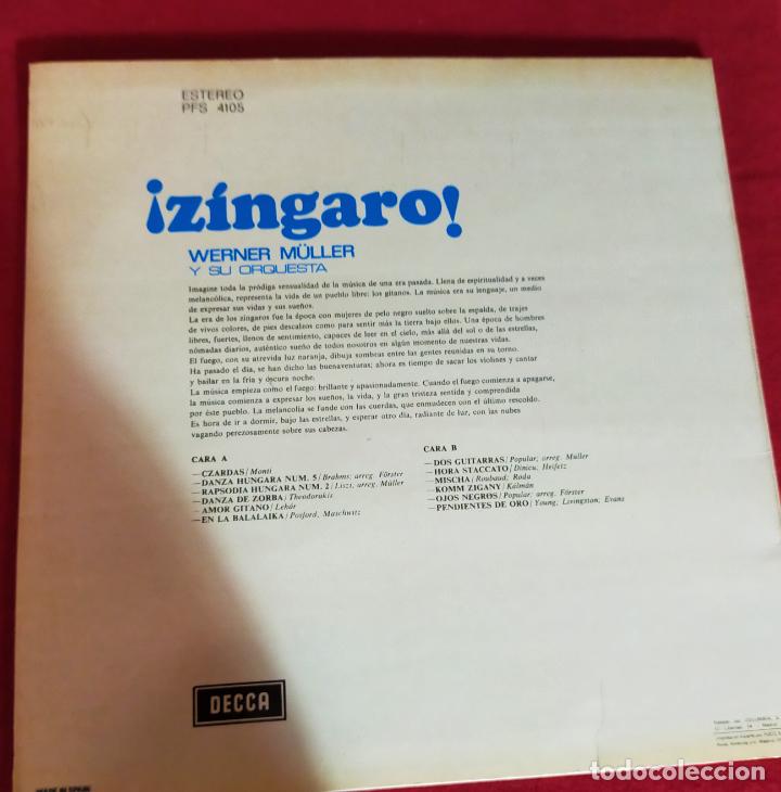 Discos de vinilo: ZINGARO - LP - Foto 2