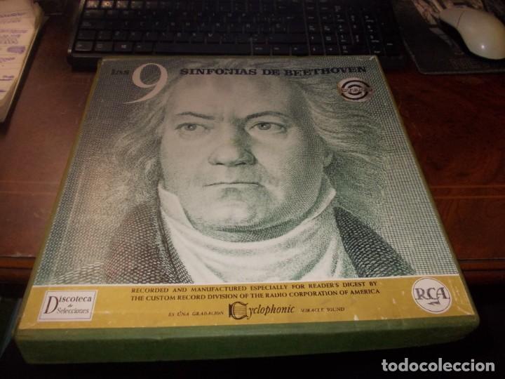 Discos de vinilo: Las 9 Sinfon&iacute;as de Beethoven. Estuche con 7 vinilos. RCA Selecciones Reader's Digest 1.967