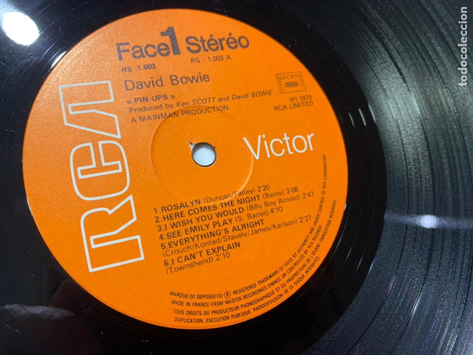 Discos de vinilo: LP David Bowie pinups de 1973 - Foto 2