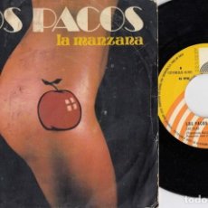 Discos de vinilo: LOS PACOS - LA MANZANA - SINGLE DE VINILO - RUMBAS. Lote 240185500