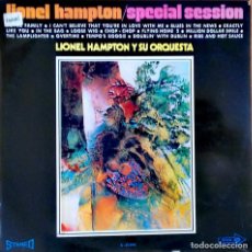 Discos de vinilo: LP LIONEL HAMPTON-SPECIAL SESSION.MCC.1970.. Lote 240215310