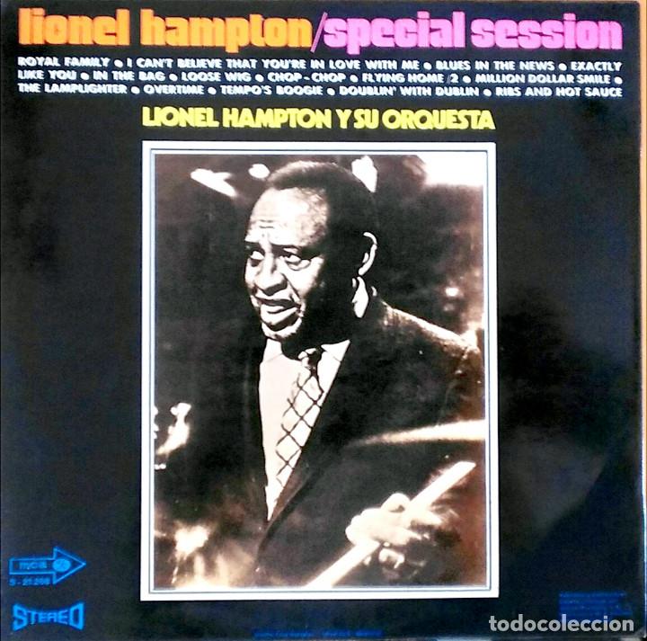 Discos de vinilo: LP Lionel Hampton-Special Session.MCC.1970. - Foto 2