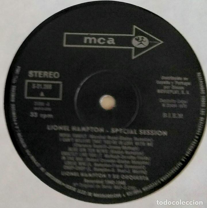 Discos de vinilo: LP Lionel Hampton-Special Session.MCC.1970. - Foto 3
