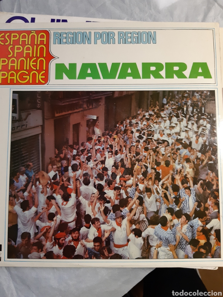 Discos de vinilo: 3 LP DE MUSICA NAVARRA Y LOS CHIMBEROS - Foto 4