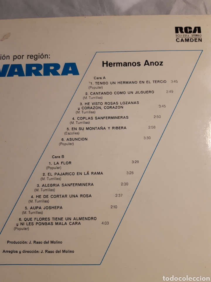 Discos de vinilo: 3 LP DE MUSICA NAVARRA Y LOS CHIMBEROS - Foto 5