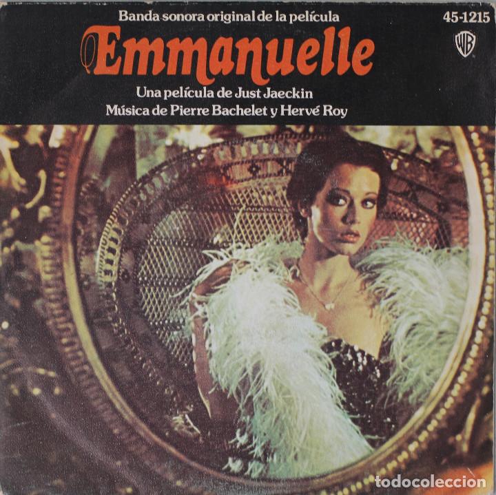 Discos de vinilo: BACHELET PIERRE//EMMANUELLE//BSO//SINGLE//1975//HISPAVOX - Foto 1