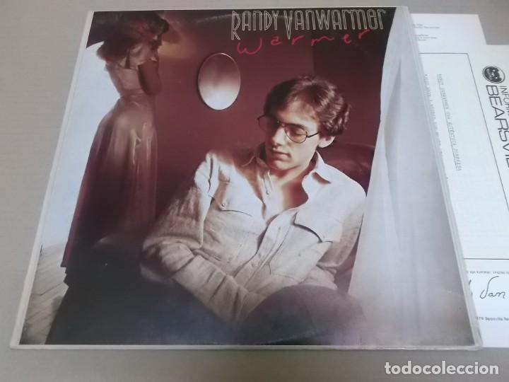 Discos de vinilo: RANDY VANWARMER (LP) WARMER A&Ntilde;O 1979 - HOJA INTERIOR CON LETRAS + HOJA PROMOCIONAL