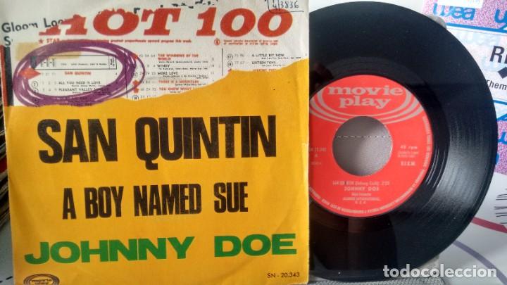 Discos de vinilo: SINGLE (VINILO) DE JOHNNY DPE A&Ntilde;OS 60 - Foto 1