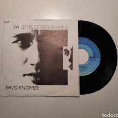 Discos de vinilo: DAVID KNOPFLER (DIRE STRAITS), WHISPERS OF GETHSEMANE. SINGLE VINILO 45RPM. Lote 240386710