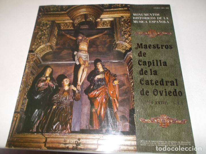 Disques de vinyle: MAESTROS DE LA CAPILLA DE LA CATEDRAL DE OVIEDO. (SIGLO XVIII). VOL. I.