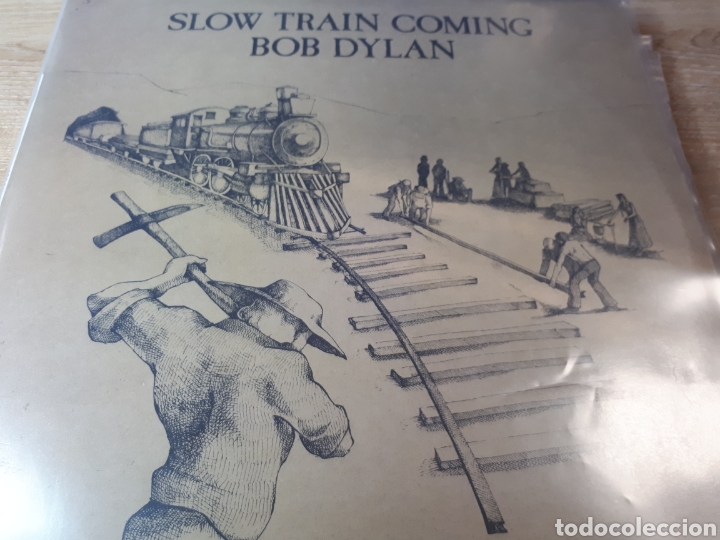 Discos de vinilo: BOB DYLAN SLOW TRAIN COMING edic. espa&ntilde;ola - Foto 1