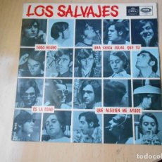 Dischi in vinile: SALVAJES, LOS, EP, TODO NEGRO (PAINT IT BLACK) + 3 , AÑO 1966, REGAL SEDL 19.522