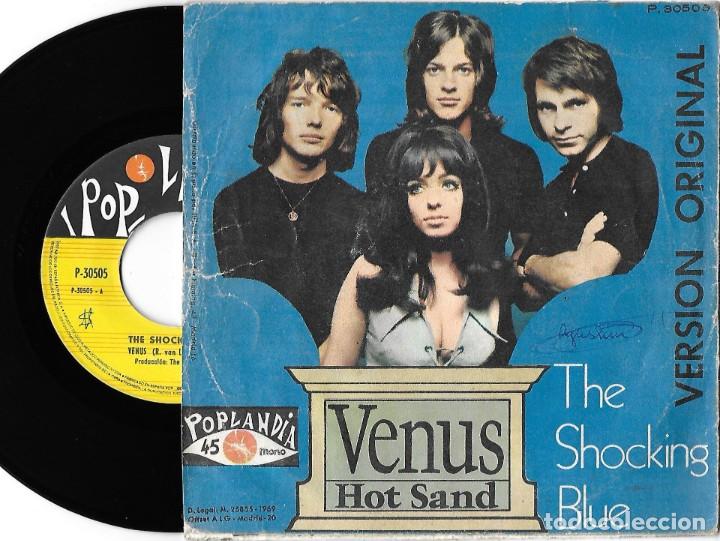 Discos de vinilo: SHOCKING BLUE: VENUS / HOT SAND - Foto 2