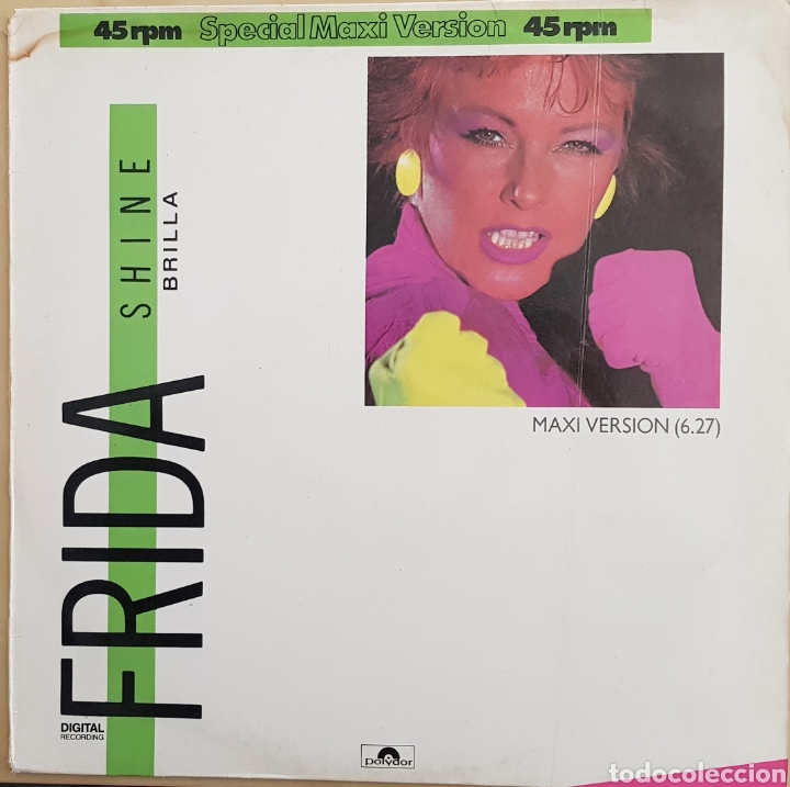 Discos de vinilo: Frida Abba maxi espa&ntilde;ol. Shine 1984 - Foto 1