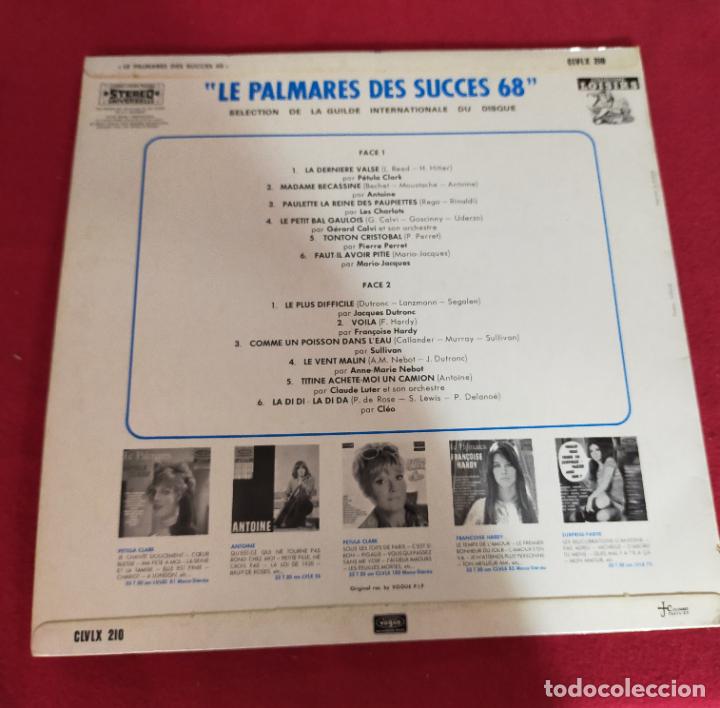 Discos de vinilo: LE PALMARES DE SUCCES 68 - LP - Foto 2