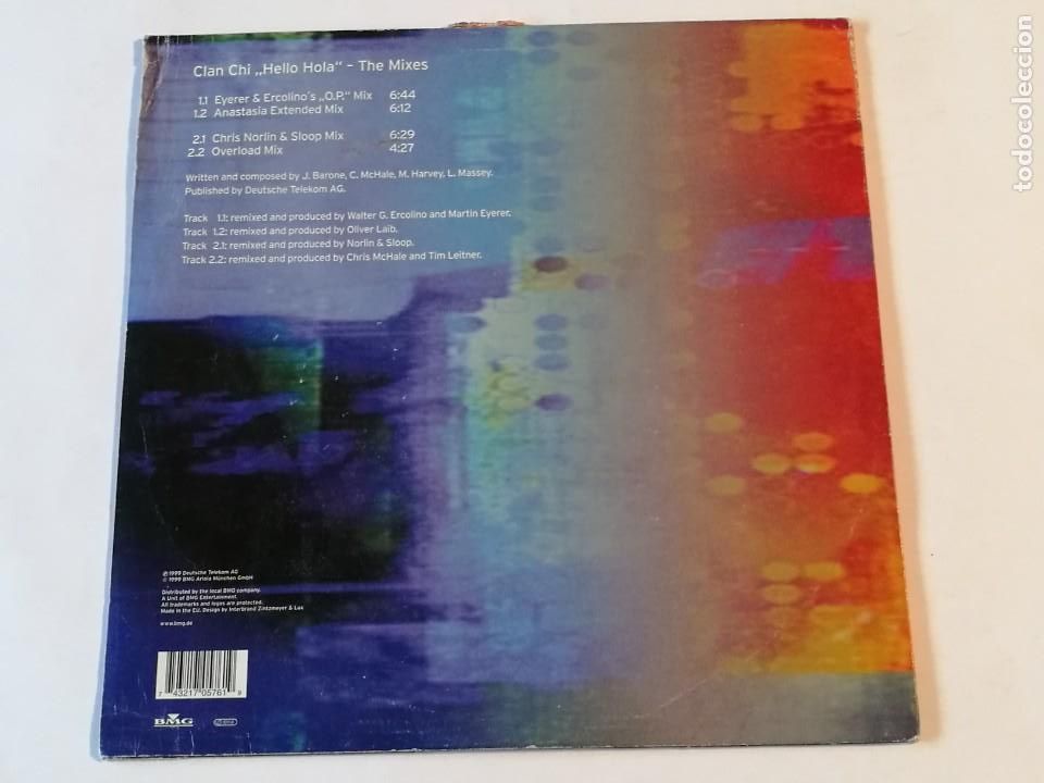 Discos de vinilo: Clan Chi - Hello Hola (The Mixes) - 1999 - Foto 2