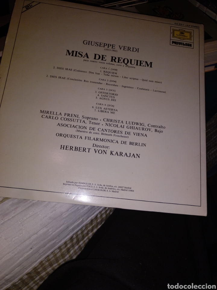 Discos de vinilo: Verdi. Requiem - Foto 2