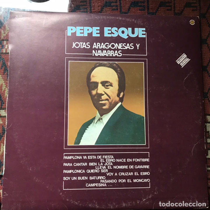 Discos de vinilo: Pepe Esque. Jotas aragonesas y navarras - Foto 1