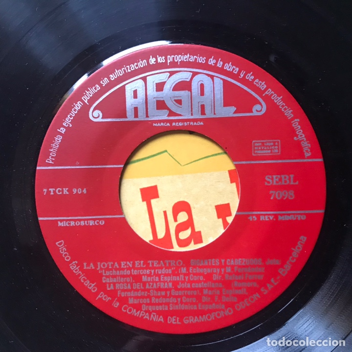 Discos de vinilo: La jota en el teatro. La Dolores - Foto 3