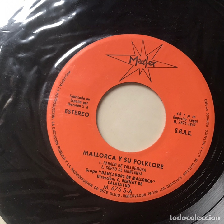 Discos de vinilo: Mallorca y su folklore. Dan&ccedil;adors de Mallorca - Foto 4