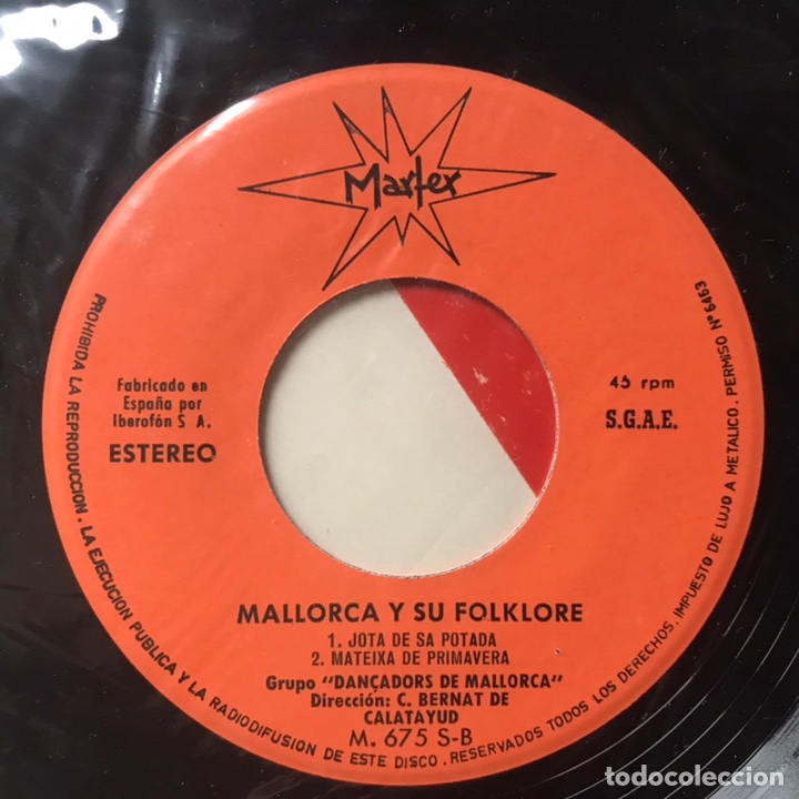 Discos de vinilo: Mallorca y su folklore. Dan&ccedil;adors de Mallorca - Foto 5