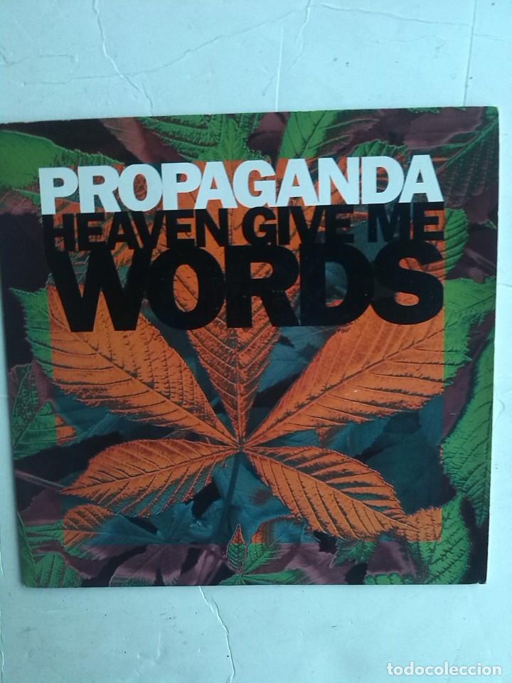 Discos de vinilo: PROPAGANDA - HEAVEN GIVE ME WORDS SINGLE 7&rdquo; - Foto 1