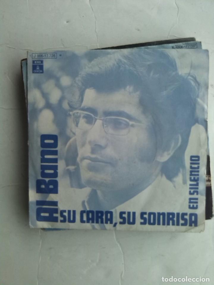 Discos de vinilo: AL BANO - SU CARA SU SONRISA SINGLE 7&rdquo; - Foto 1