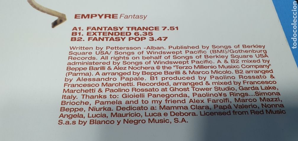 Discos de vinilo: DISCO DE VINILO - EMPYRE Fantasy - Foto 5