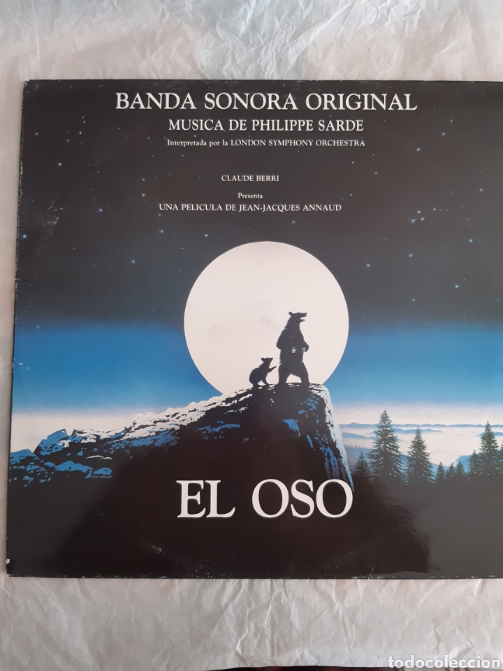Discos de vinilo: LP BSO EL OSO (nuevo) - Foto 1