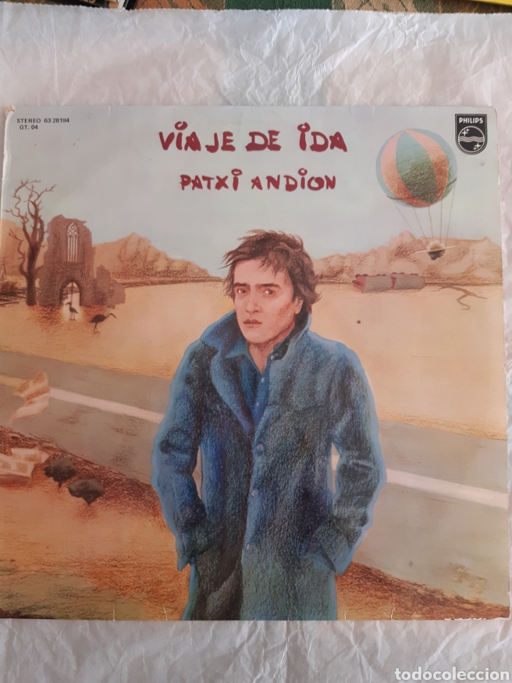 Discos de vinilo: LP PATXI ANDION VIAJE DE IDA - Foto 1