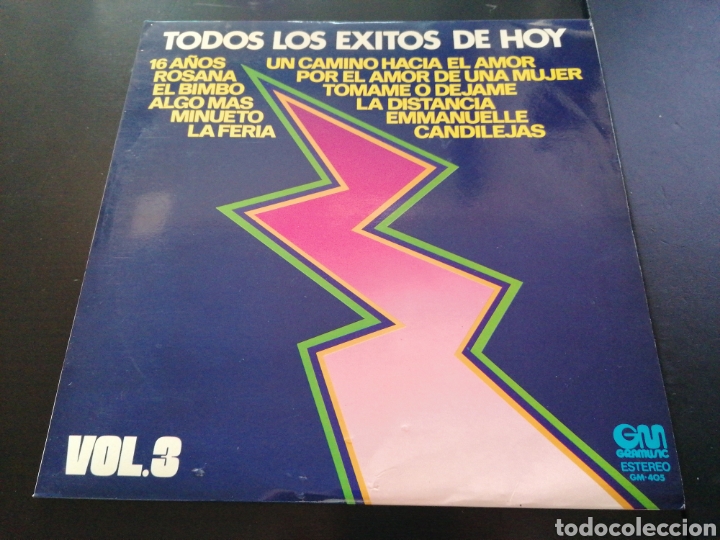 Discos de vinilo: Todos los &Eacute;xitos de Hoy Vol. 3 LP - Foto 1