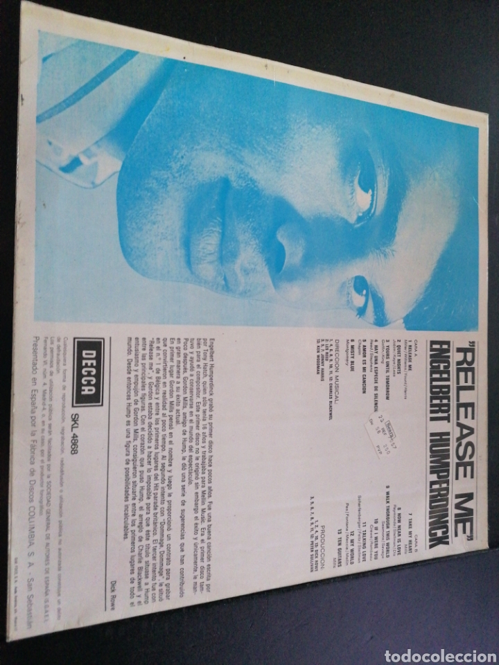 Discos de vinilo: Engelbert Humperdinck - Release Me LP - Foto 2