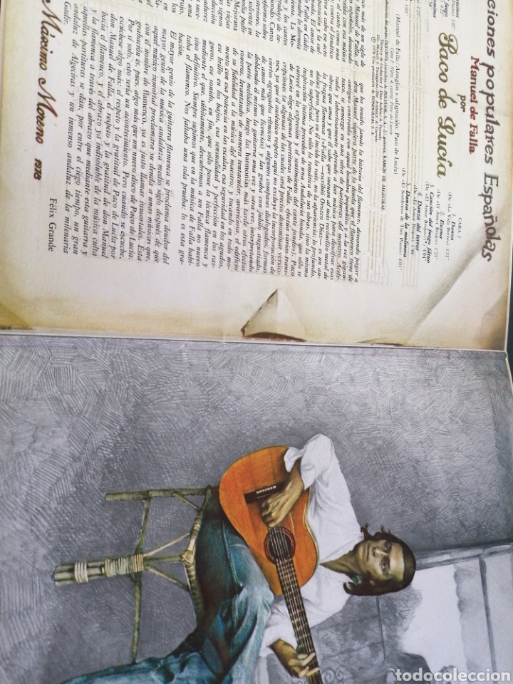 Discos de vinilo: Paco de Luc&iacute;a - Interpreta a Manuel de Falla LP - Foto 2