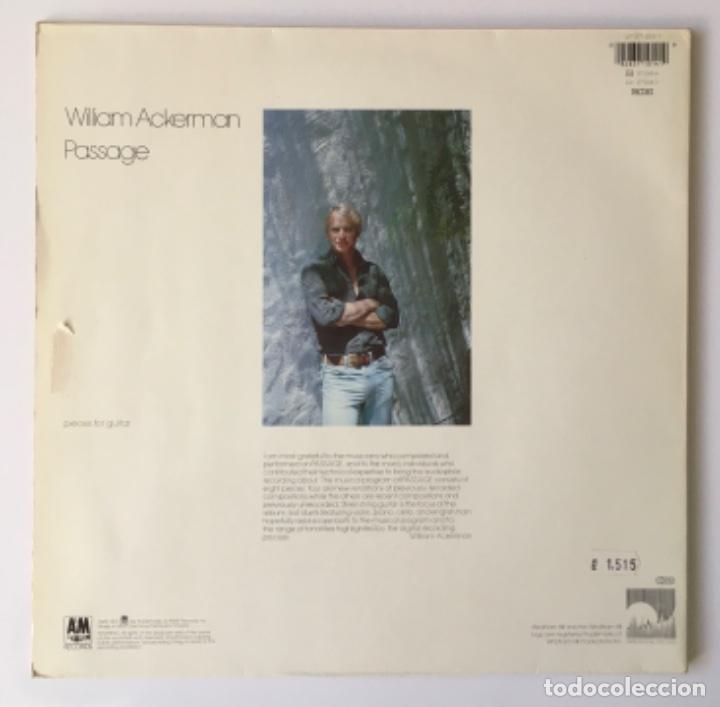 Discos de vinilo: WILLIAM ACKERMAN. PASSAGE. AM RECORDS. - Foto 3