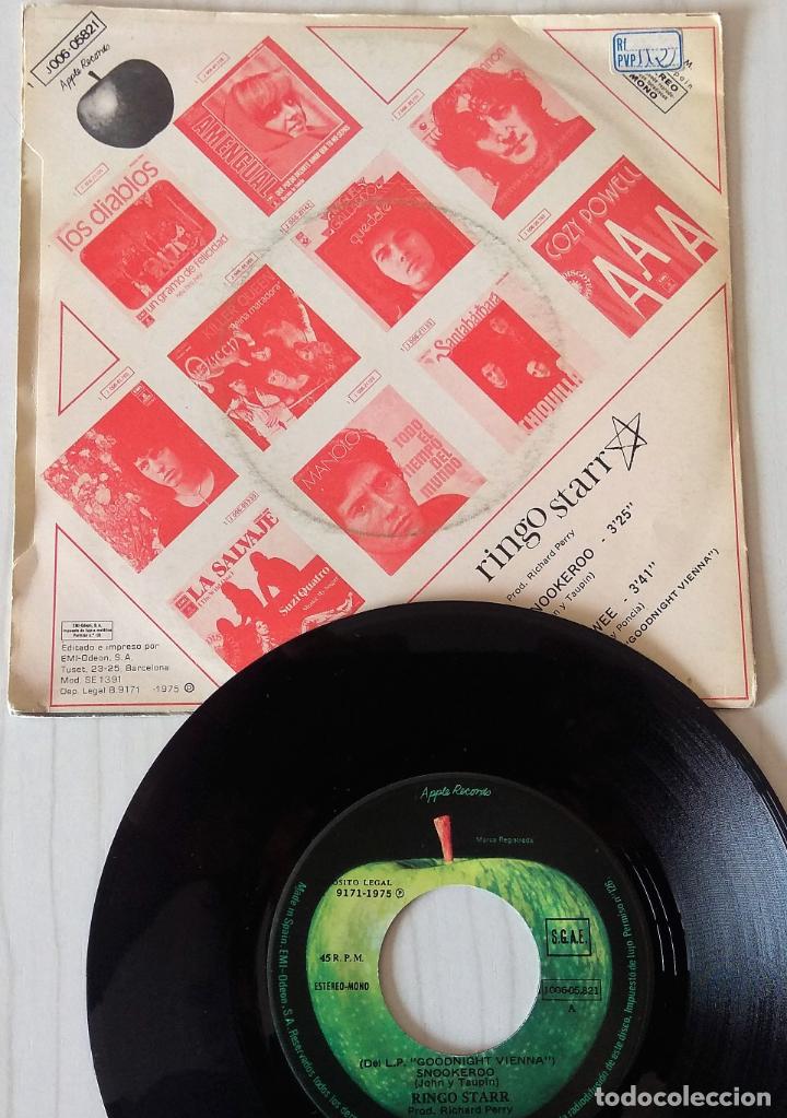 Discos de vinilo: RINGO STARR - SNOOKEROO APPLE - 1975 - Foto 2