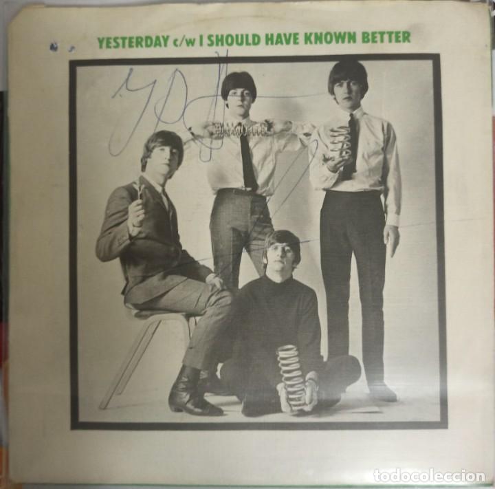 Discos de vinilo: BEATLES - YESTERDAY Y I SHOULD HAVE I KNOW BETTER - Foto 1