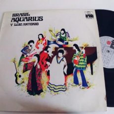 Discos de vinilo: BRASIL AQUARIUS Y LUIZ ANTONIO-LP ESPAÑOL 1973. Lote 240851030