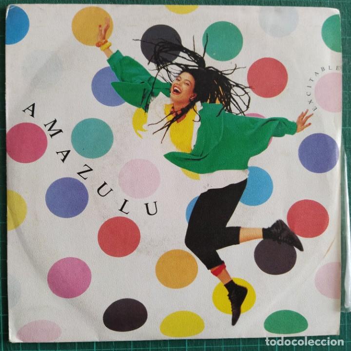 Discos de vinilo: Amazulu - Excitable (7&rdquo;, Single) (1985/ES) - Foto 1