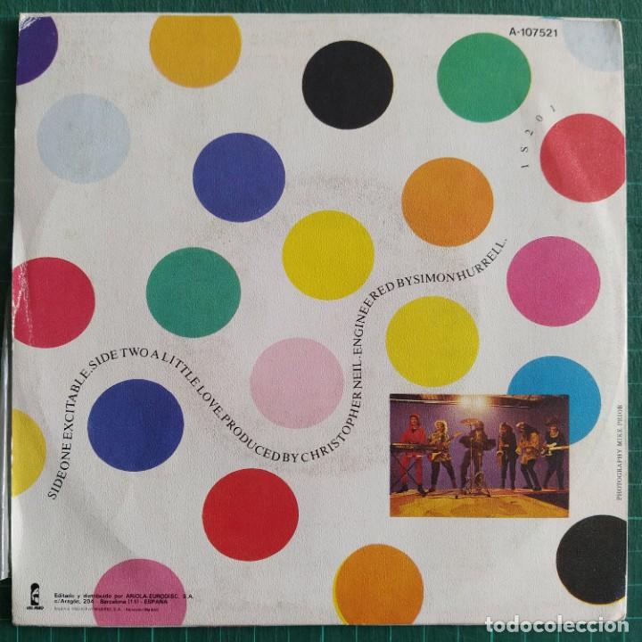 Discos de vinilo: Amazulu - Excitable (7&rdquo;, Single) (1985/ES) - Foto 2